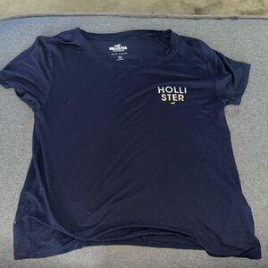 Hollister Navy Blue Short Sleeve Tee